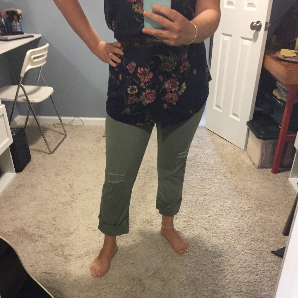 Maternity Crop Jeans